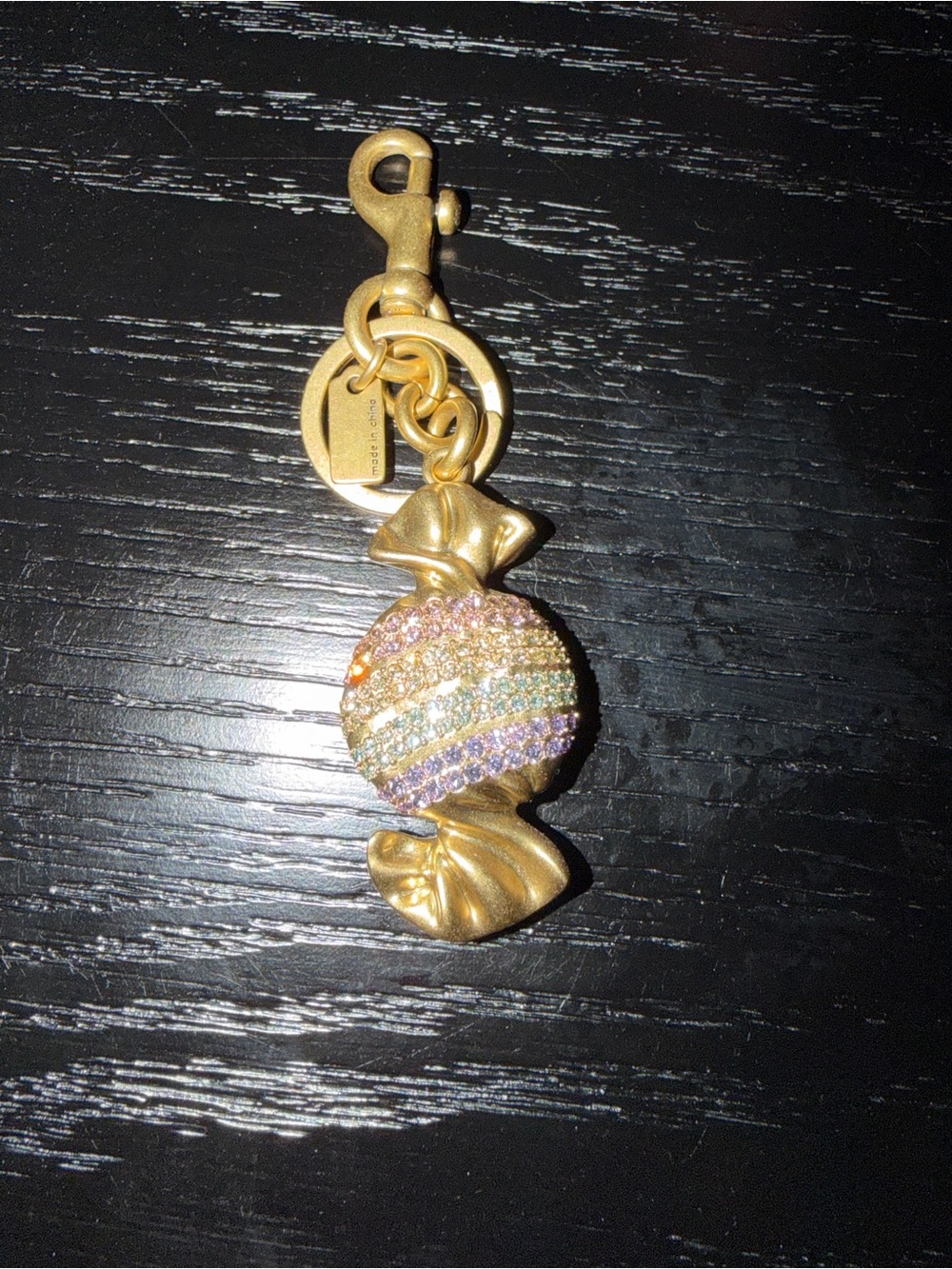 Coach Candy Crystal Keychain Charm